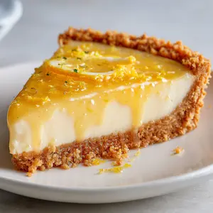 Yuzu White Chocolate Cottage Cheese Tart