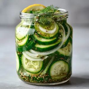fresh pickled cucumber salad recipe