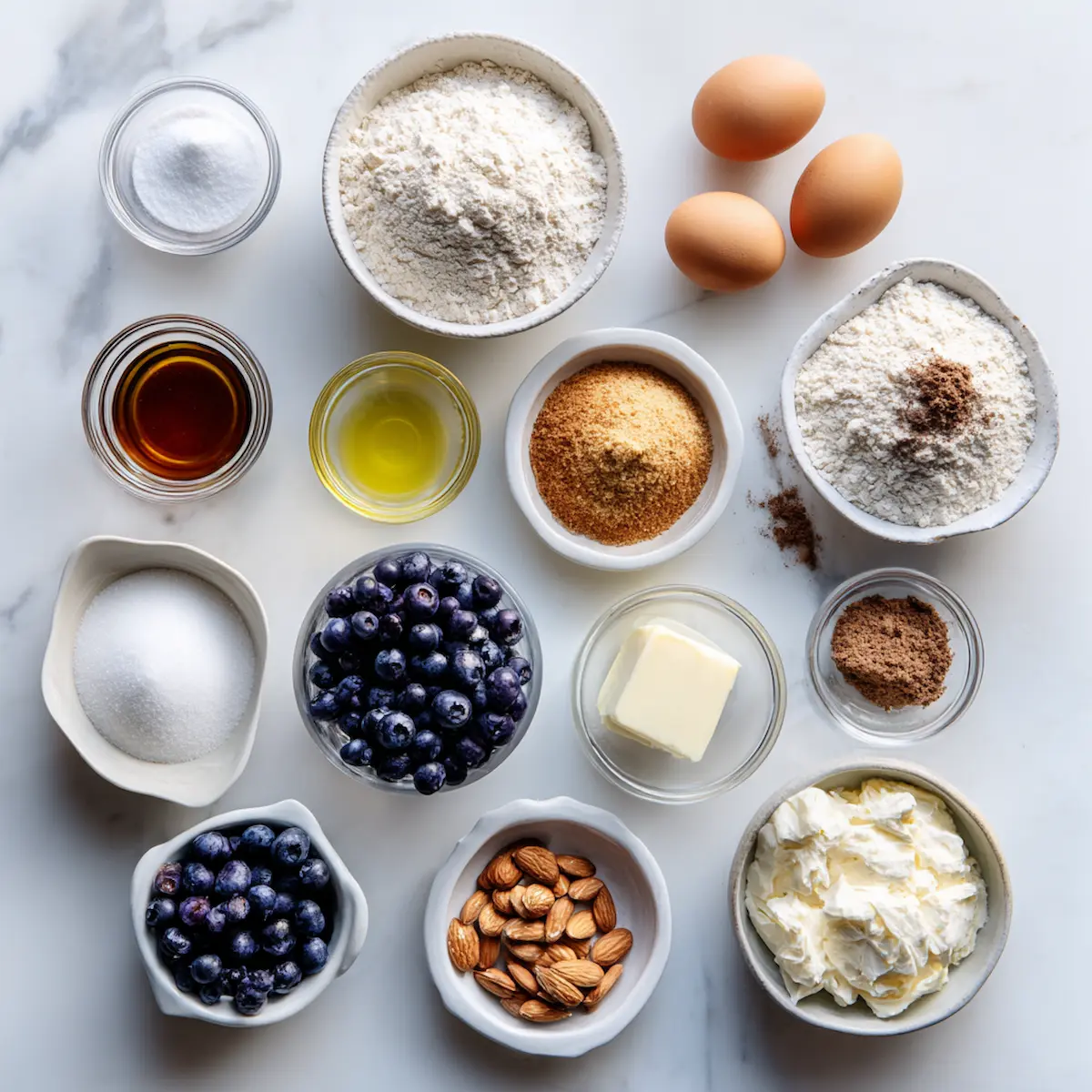 Blueberry Almond Butter Cake Ingredients Blueberry Almond Butter Cake Ingredients