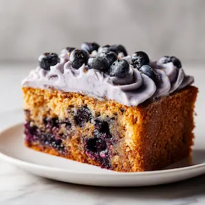 Blueberry Almond Butter Cake Recipe