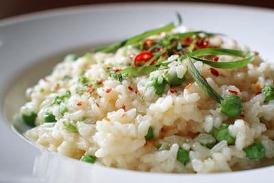 Creamy Lemongrass Risotto with Coconut Milk and Lime Recipe