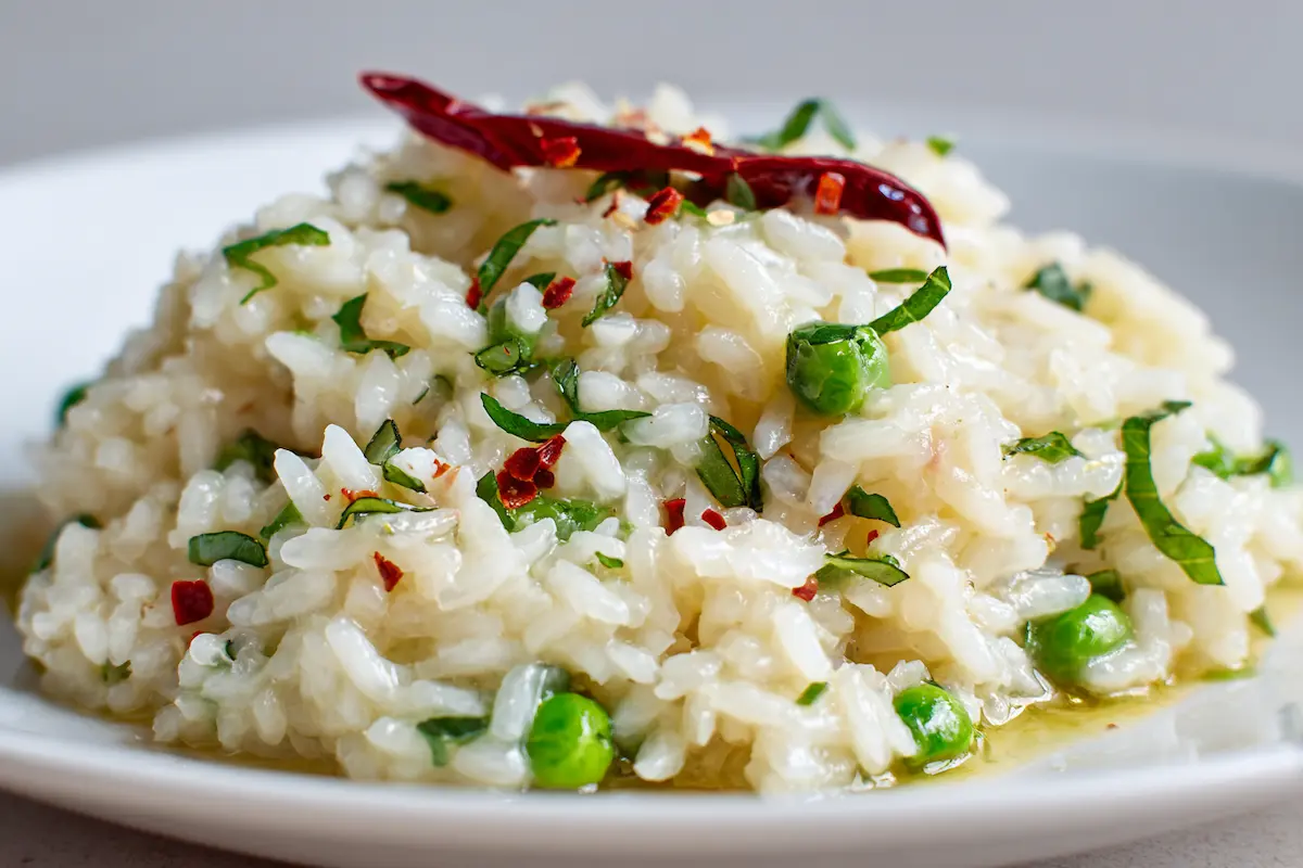 Creamy Lemongrass Risotto with Coconut Milk and Lime