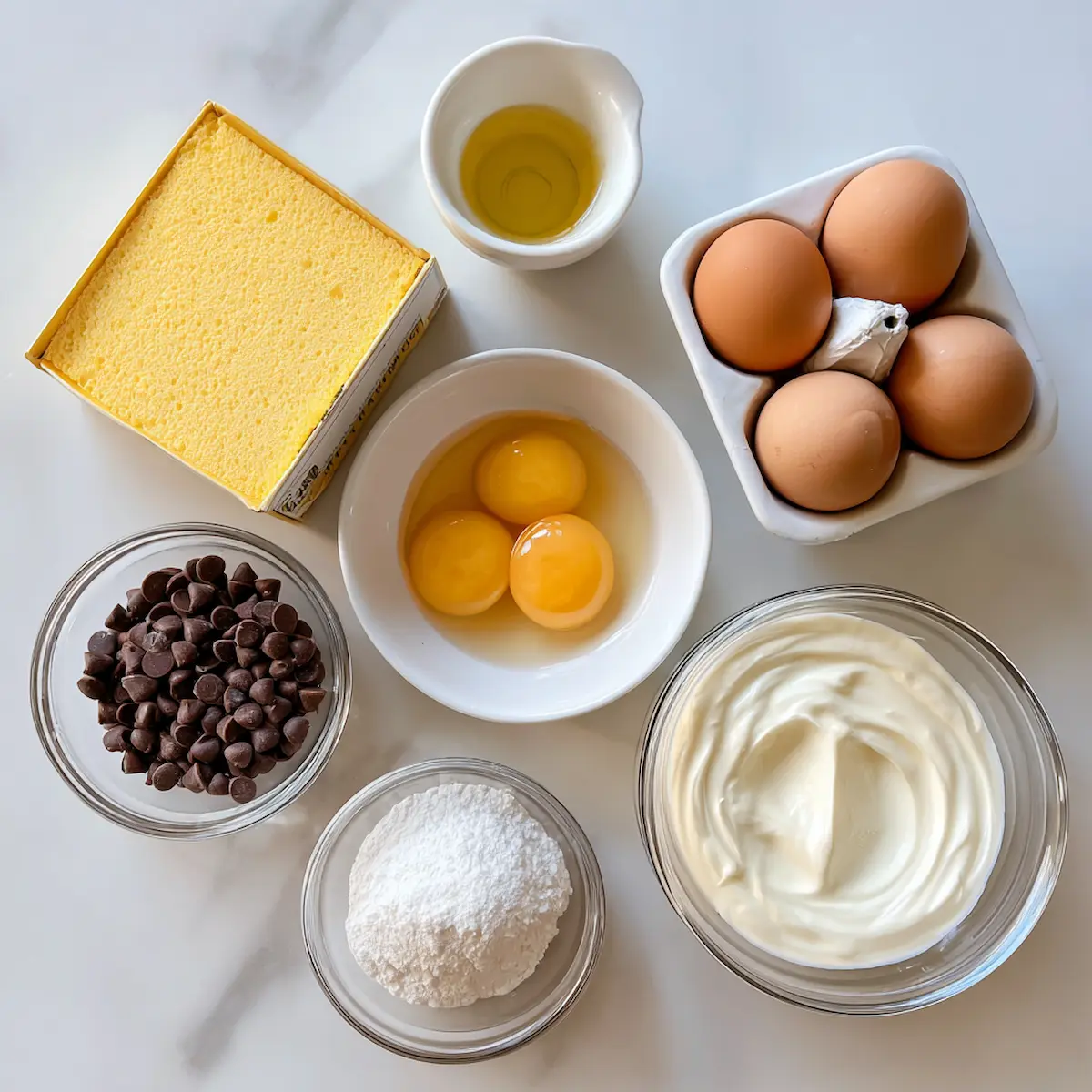 Easy Boston Cream Pie Cupcakes with Cake Mix Ingredients Easy Boston Cream Pie Cupcakes with Cake Mix Ingredients