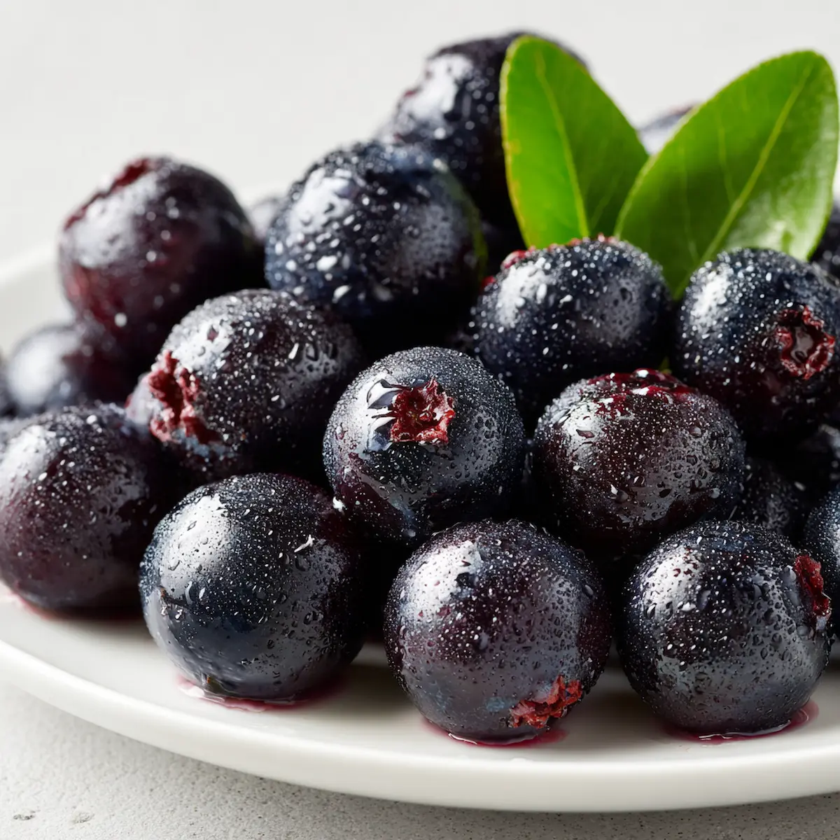 fresh Maqui berries Fresh maqui berries, deep purple in color