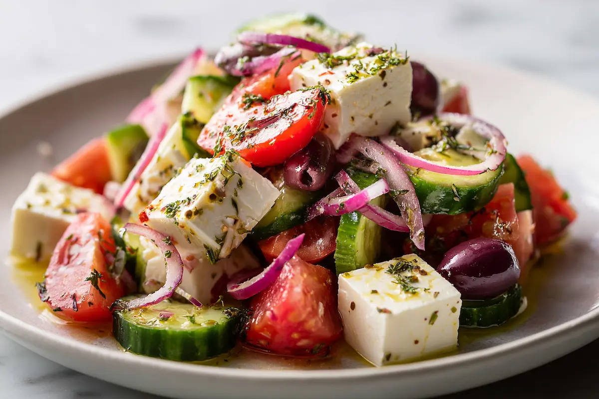 Fresh & Flavorful Mediterranean Salad