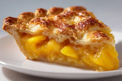 peach pie with canned peaches recipe