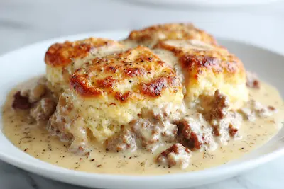 Biscuit and Gravy Casserole recipe