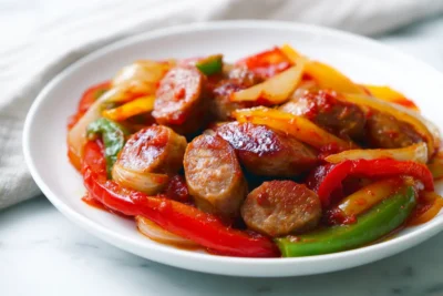 Crockpot Sausage and Peppers recipe