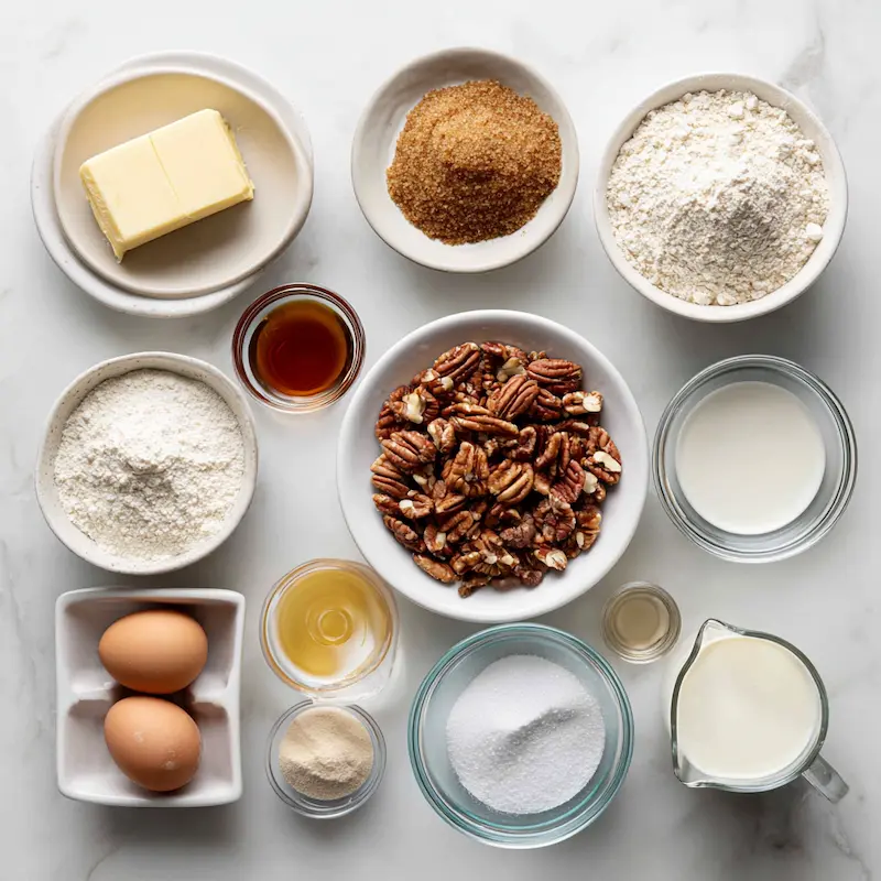 Pecan Upside Down Cake ingredients