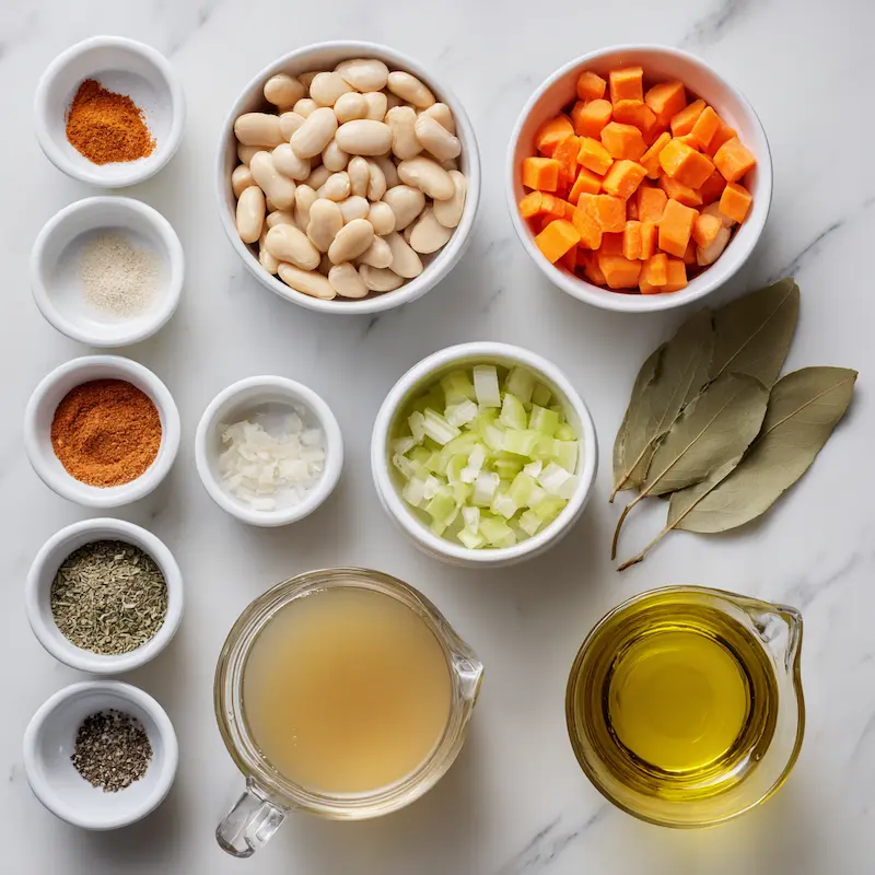 Butter Bean Soup ingredients