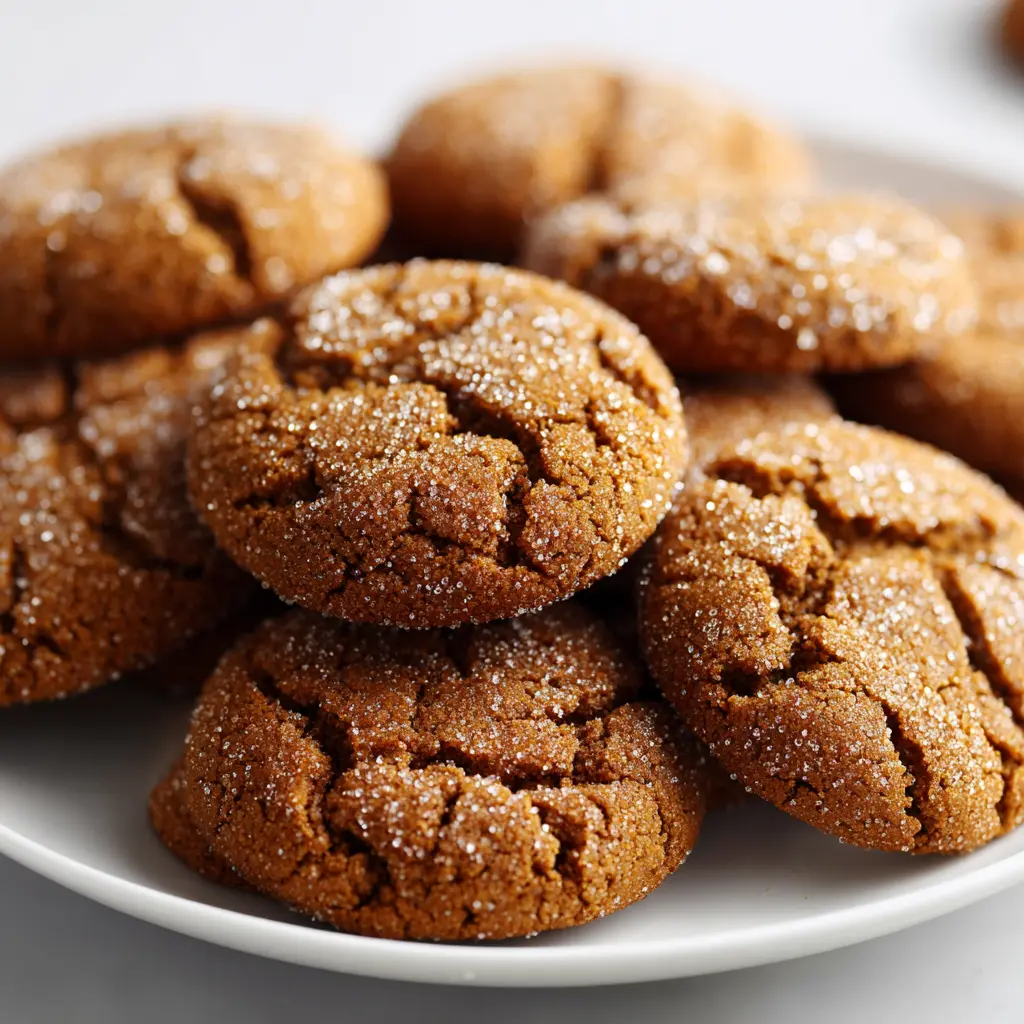 Chewy Gingerbread Cookies No Butter