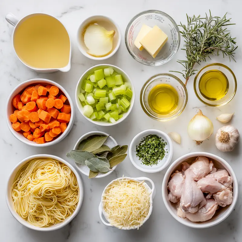 Chicken Noodle Soup ingredients