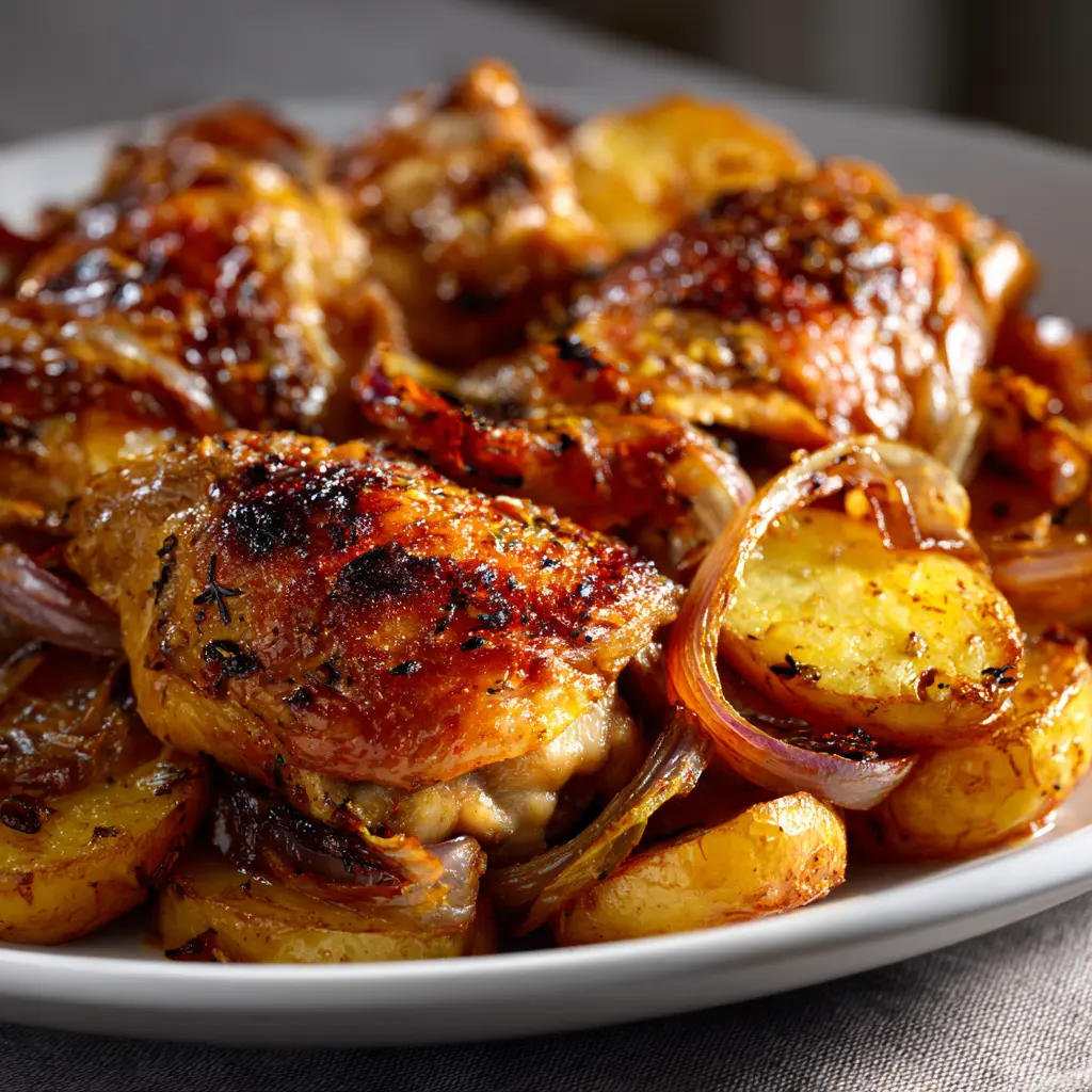 Chicken Potato Tray Bake