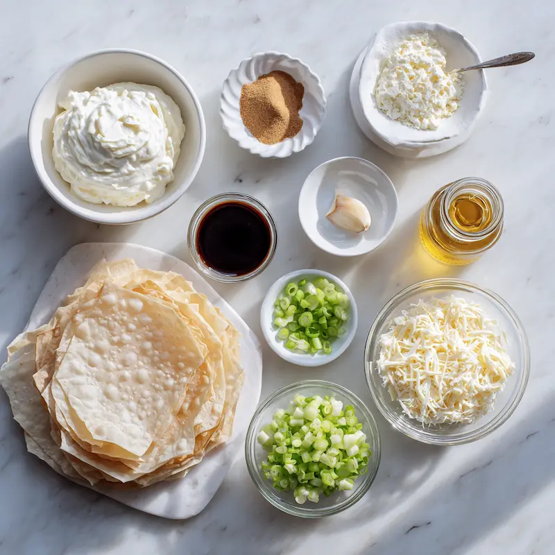 Crab Rangoon Dip ingredients