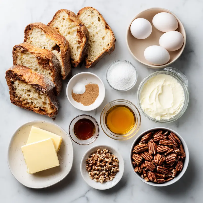 French Toast Casserole ingredients