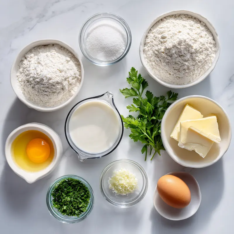 Garlic Bread Rolls ingredients