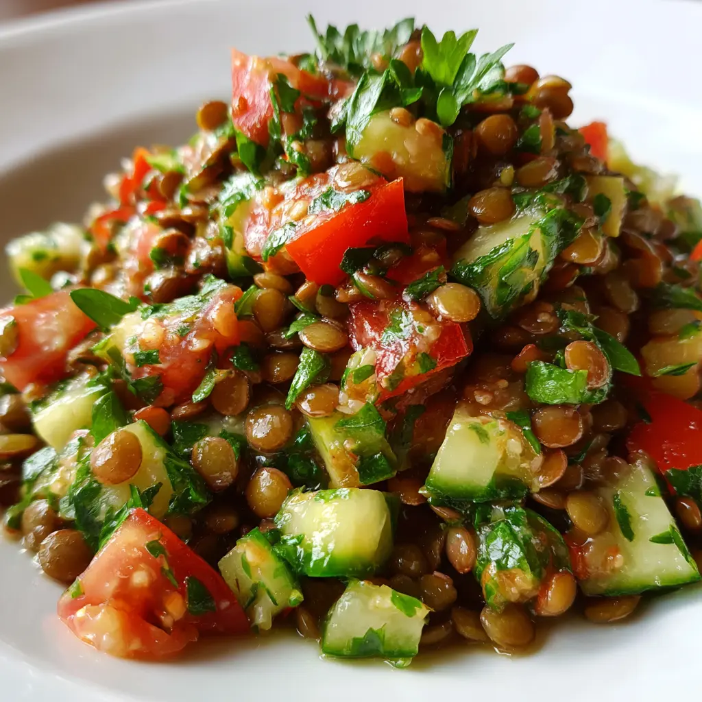Green Lentil Salad