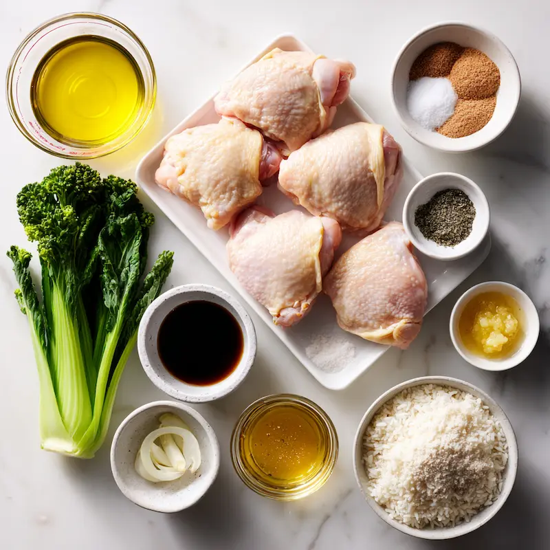 Honey Garlic Chicken ingredients
