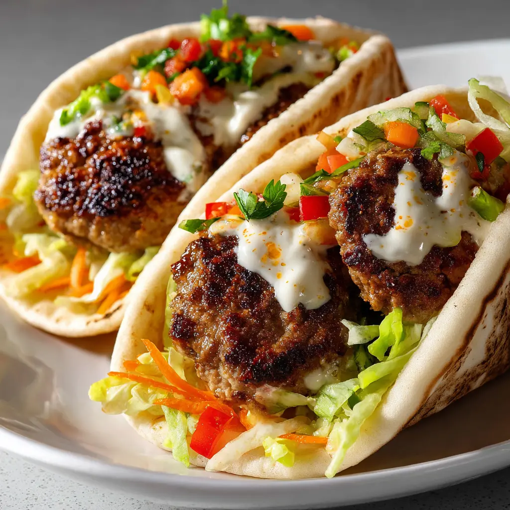 Kofta Pita Pockets