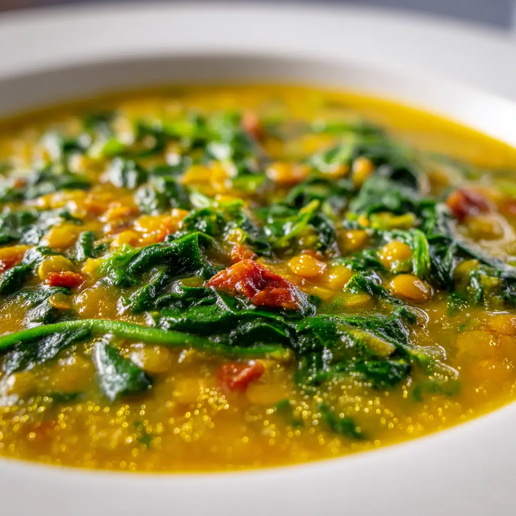 Lentil Spinach Soup