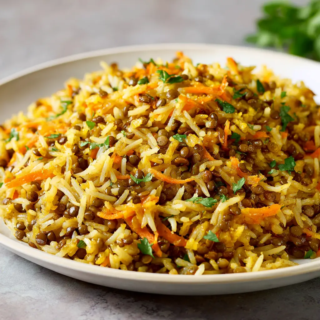 Lentil Vegetable Pilaf