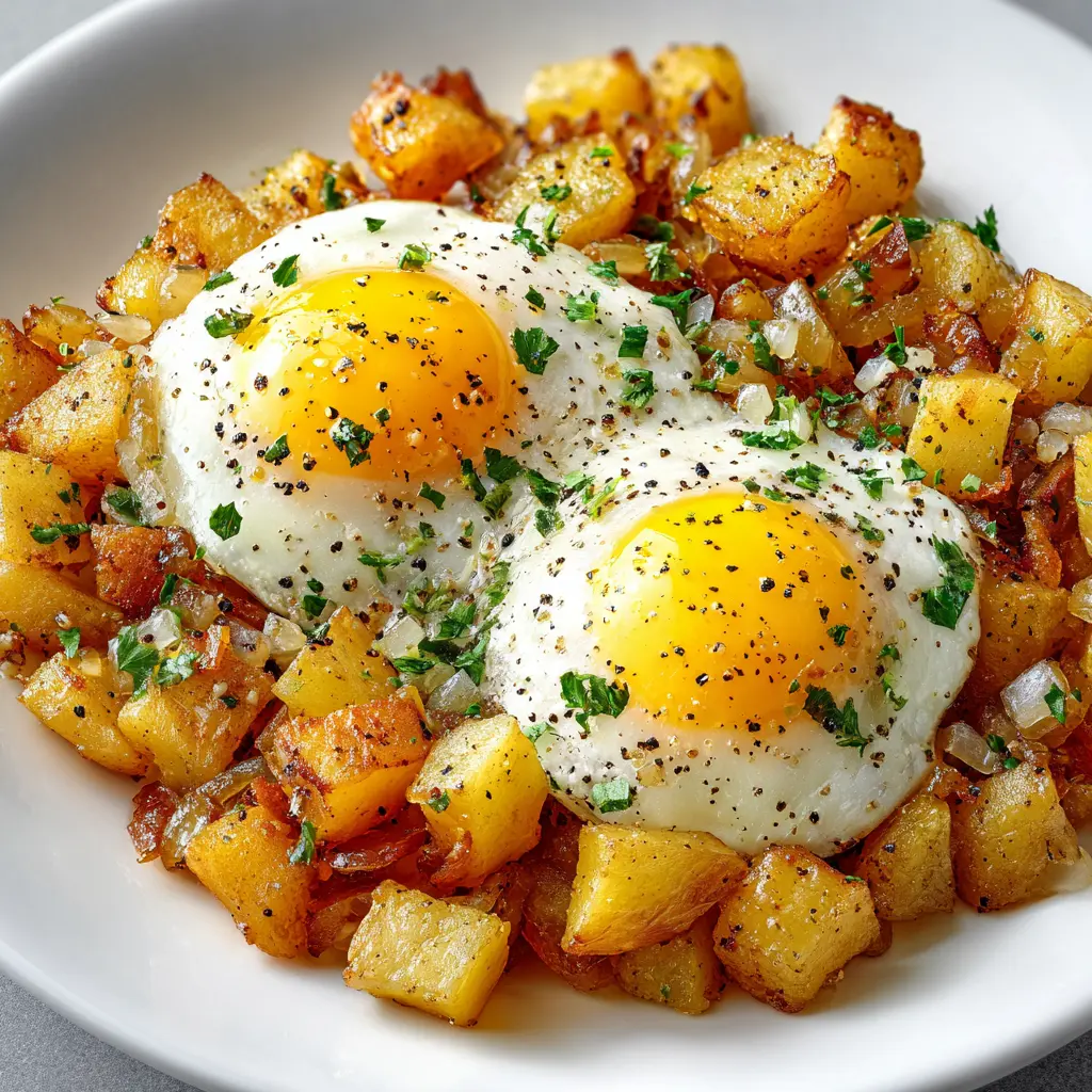 Light Egg Potato Hash