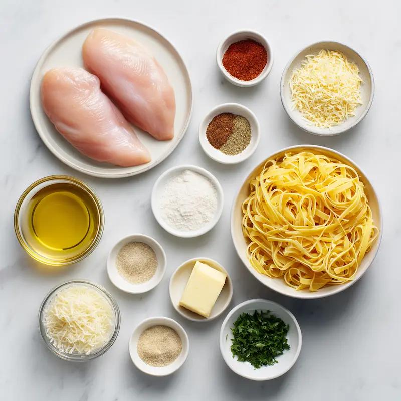 One-Pan Chicken with Buttered Noodles ingredients