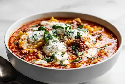 One Pot Lasagna Soup recipe