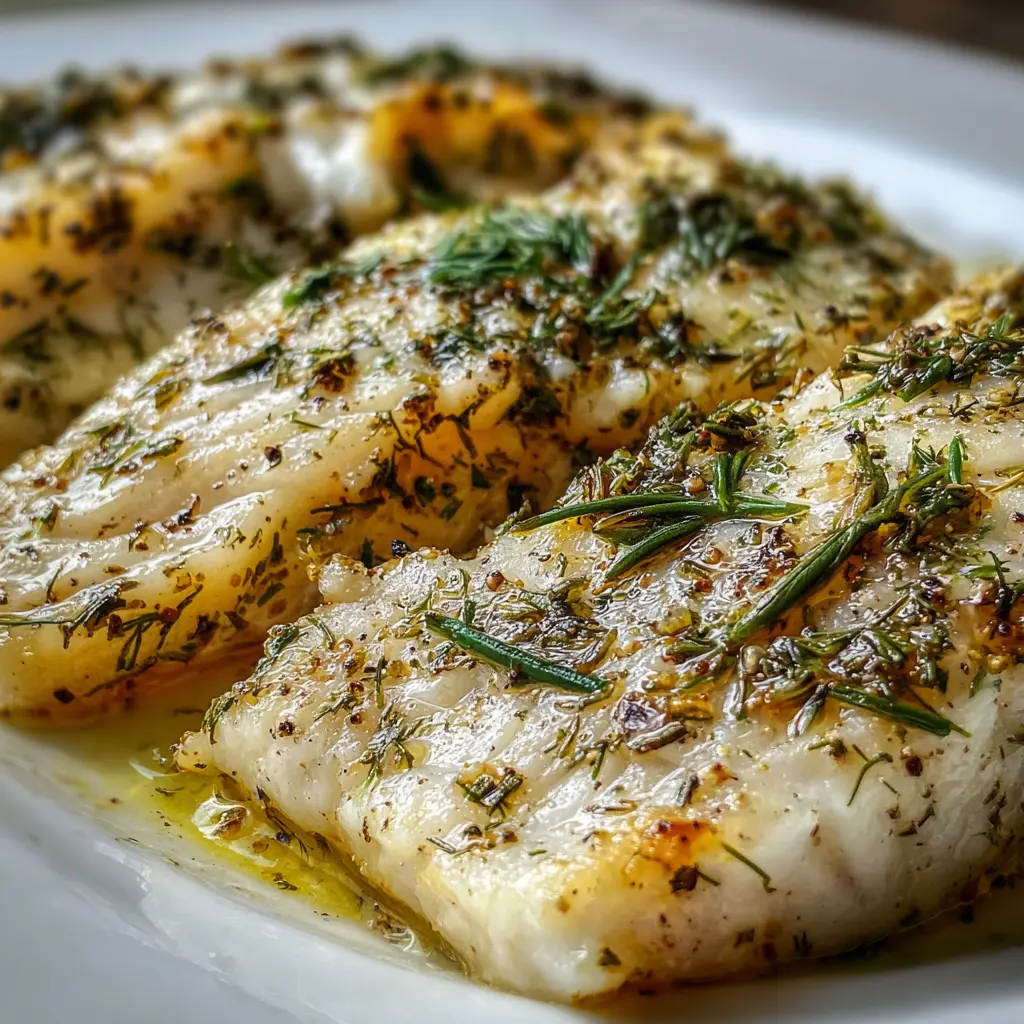 Oven Baked Fish With Herbs