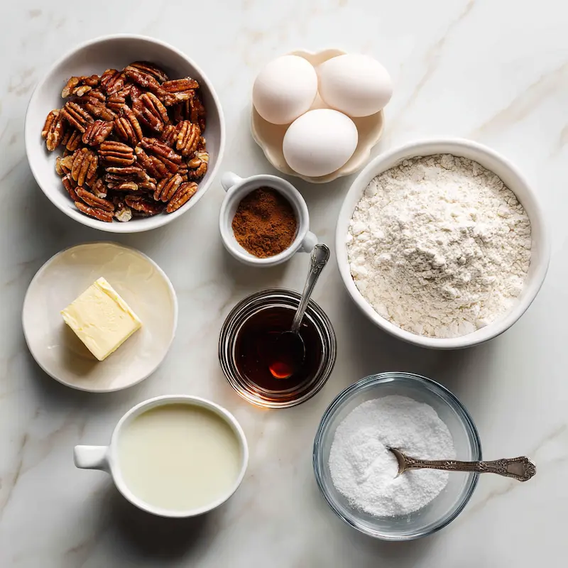 Pecan Pie Cobbler ingredients