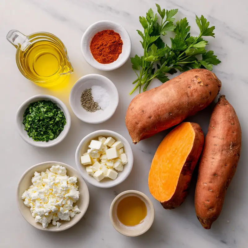 Roasted Sweet Potato Rounds ingredients