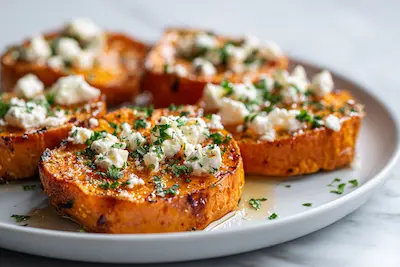 Roasted Sweet Potato Rounds recipe