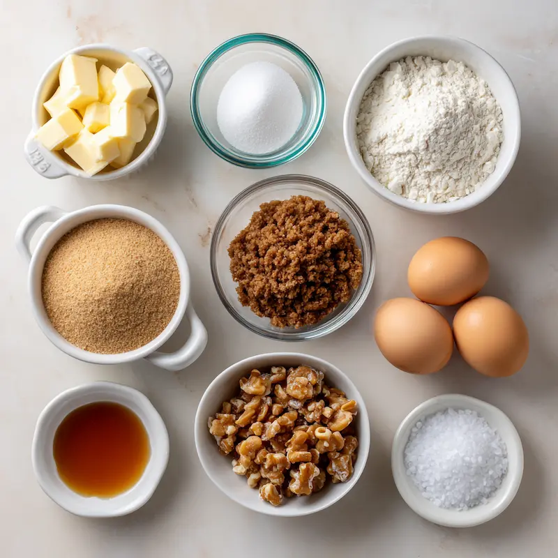 Salted Caramel Crunch Cookies ingredients