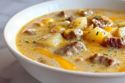 Steak and Potato Soup recipe