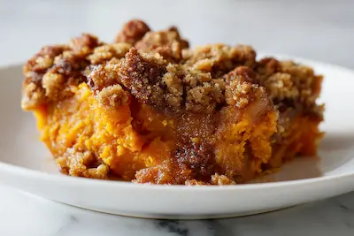 Sweet Potato Casserole With Streusel Topping recipe