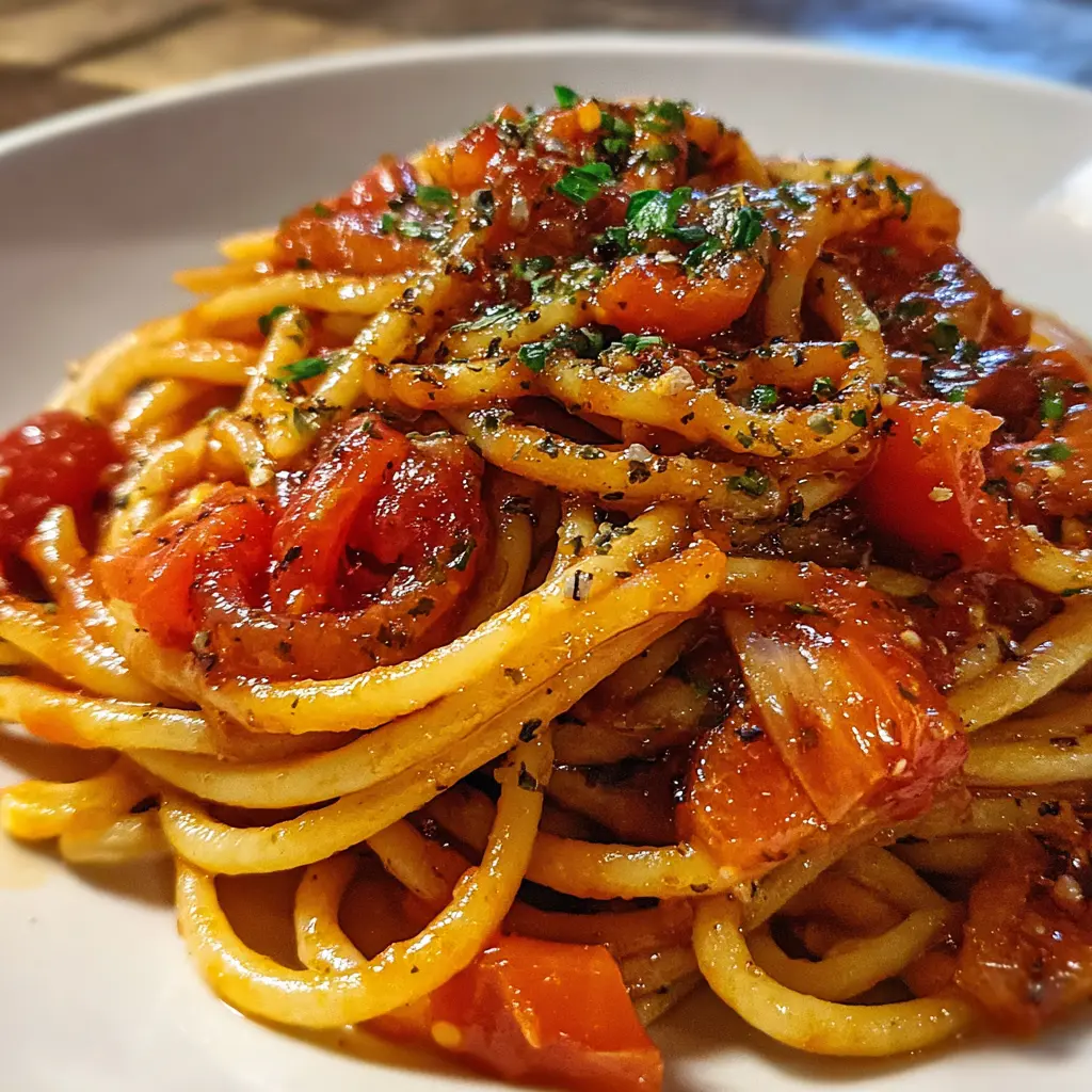 Tomato Garlic Pasta