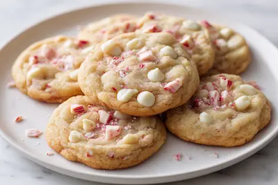 White Chocolate Peppermint Cookies recipe
