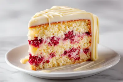 White Chocolate Raspberry Cake recipe