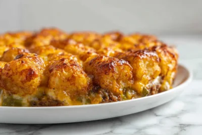 Big Mac Tater Tot Casserole recipe