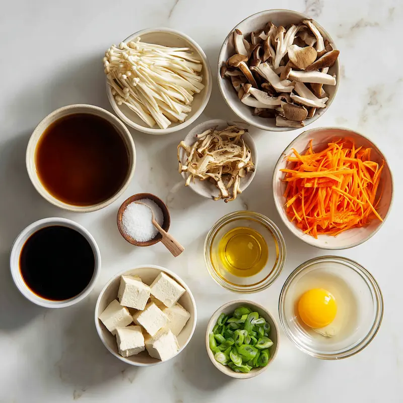 Chinese Hot And Sour Soup ingredients