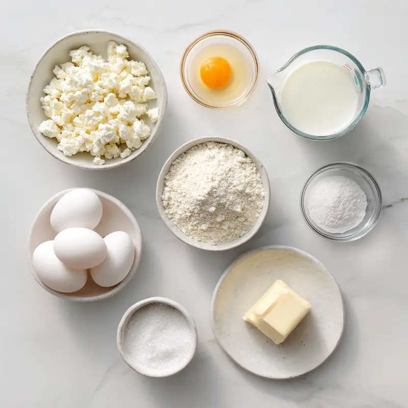 Cottage Cheese Pancakes ingredients