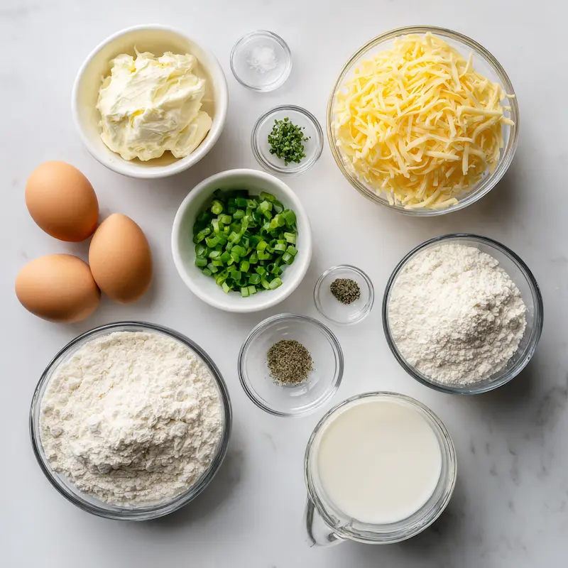 Cream Cheese Poppers ingredients