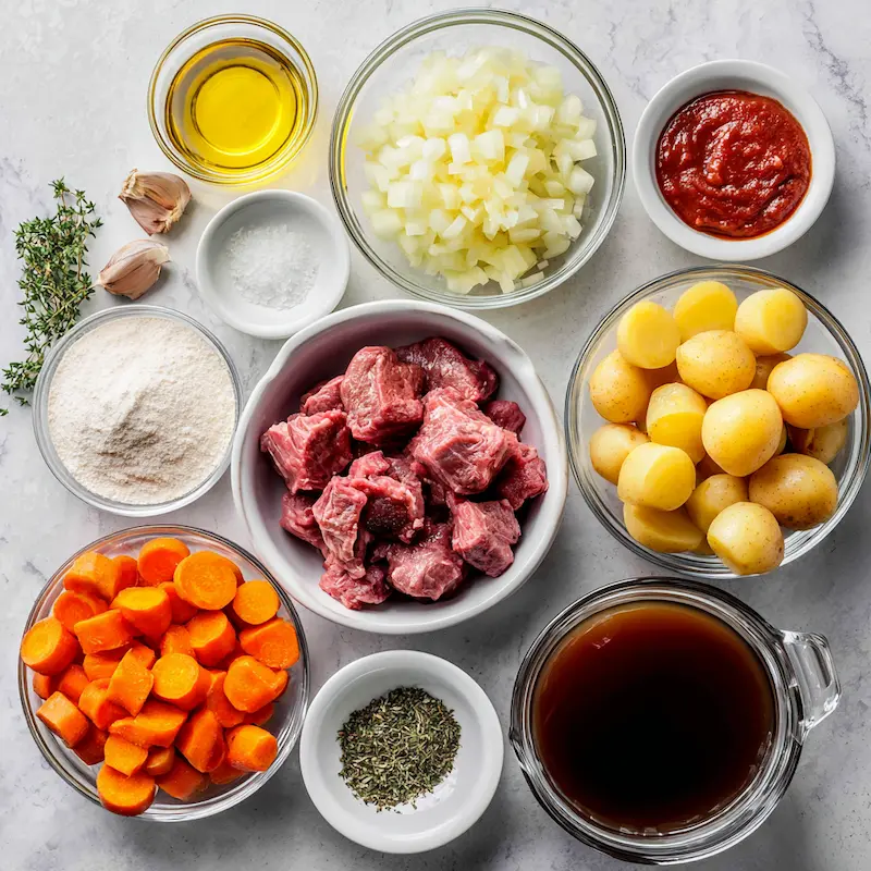 Irish stew ingredients