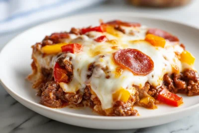 Low Carb Pizza Casserole recipe