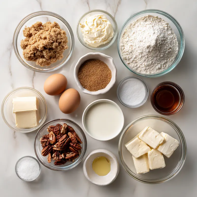 Pecan Pie Cheesecake ingredients