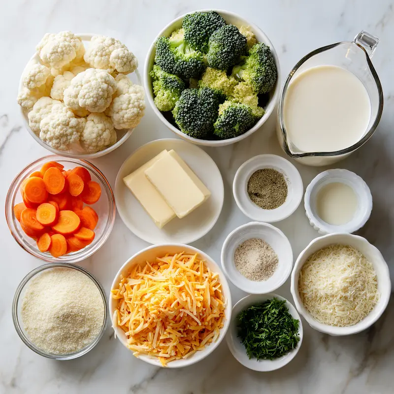 Vegetable Casserole ingredients