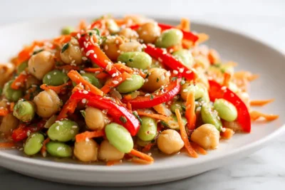 Chickpea Edamame Salad recipe