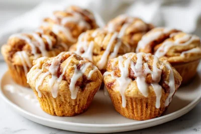 Cinnamon Roll Protein Muffins recipe