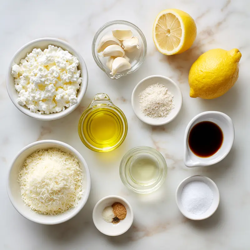 Cottage Cheese Caesar Dressing ingredients