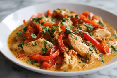 Easy Thai Red Curry Chicken recipe